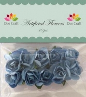 AF02 Dixi Artificial Flowers rozen blauw