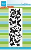 CR 1354 Craftables stencil Punch die butterflies