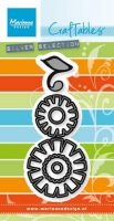 CR 1357 Craftables stencil flower set Funky