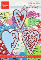 Creatables stencil Hearts (LR0159)