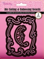 Die cutting & embossing stencil frame 2 (CT22809)