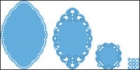 Creatables stencil Small oval by Petra (LR235)