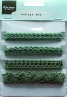 Vintage Lace christmas green (JU857)