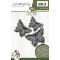 PM10095 Precious Marieke - Fantastic Flowers - Butterflies