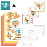 STDO057 Stitch and Do 57 - Oranje rozen