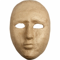 Papiermaché gezichtsbedekkend masker