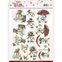 CD10942 Precious Marieke - Joyful Christmas - Snowman