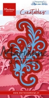 LR0526 Creatables stencil Anja's floral ornament