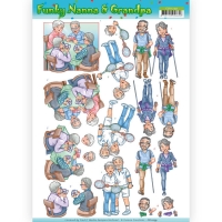 CD11239 Yvonne Creations - Funky Nanna And Grandpa - Sporting Together