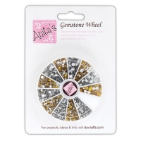Anitas Gold en Silver gemstone wheel - Ant 3721002