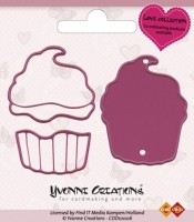 Yvonne Creations Love Cupcake - CDD10006