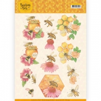 CD11339 Jeanines Art - Buzzing Bees - Honey Bees