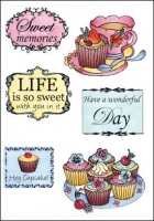 Clear Stamp Tea and cupcakes EWS2206