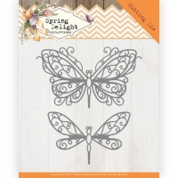 PM10171Die -  Precious Marieke - Spring Delight - Spring Butterfly