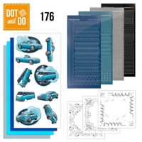 DODO176 Dot and Do 176 - Yvonne Creations - Cars in Blue