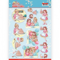 CD11477 - Yvonne Creations - Bubbly Girls - Party - Baking