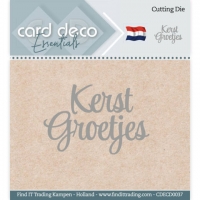 CDECD0037 Card Deco Essentials - Cutting Dies - Kerst Groetjes