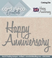 CDECD0006 Card Deco Essentials - Cutting Dies - Happy Anniversary