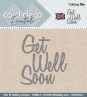 CDECD0001 Card Deco Essentials - Cutting Dies - Get Well Soon