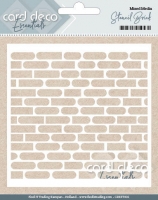 CDEST002 Card Deco Essentials - Stencil Brick