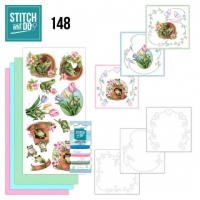 STDO148 Stitch and Do 148  Amy Design - Friendly Frogs