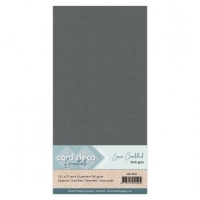 LKK-4k36 #36 Card Deco Linnenkarton - 10 vel - Vierkant - Donkergrijs / dark grey