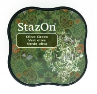 SZ-MID-51 StazOn inktkussen Midi Olive Green