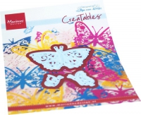 LR0747  MD Creatables stencil Anja's Butterfly set