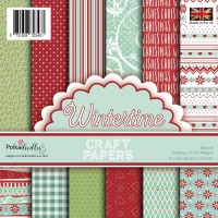 PD7976 Polkadoodles Wintertime 6x6 Inch Paper Pack
