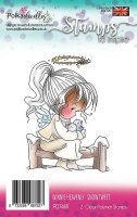 PD7465 Polkadoodles Stamp Winnie Heavenly Snow Tweet