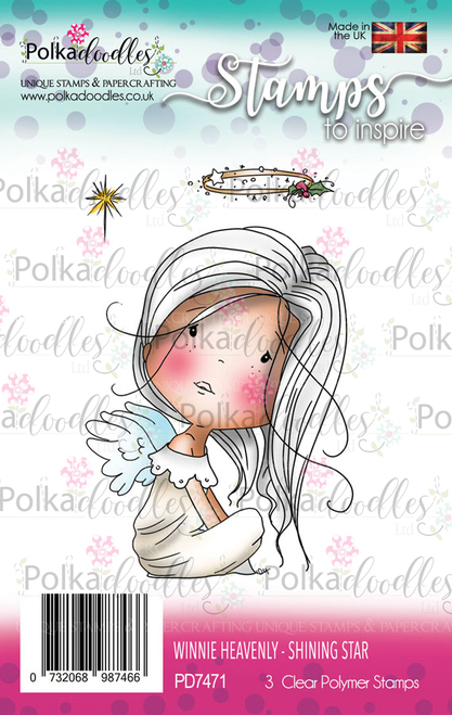 PD7471 Polkadoodles Stamp Winnie Heavenly Shining star