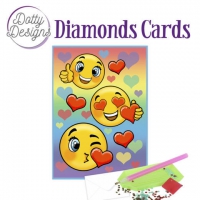 DDDC1020 Dotty Designs Diamond Cards - Smileys