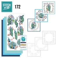 STDO172 Stitch and Do 172 Amy Design - Colourful Feathers