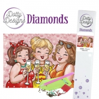 DDD10005 Dotty Designs Diamonds - Bubbly Girls - Cheers