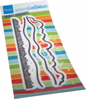 CR1583 MD Craftables stencil Slimline grass-horizon-clouds
