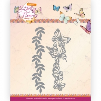 JAD10149 Jeanine's Art - Perfect Butterfly Flowers - Large Butterfly Edge