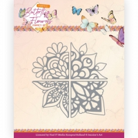 JAD10151 Jeanine's Art - Perfect Butterfly Flowers - 4-in-1 Corner