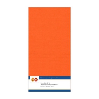 #11 Card Deco Linnenkarton - 10 vel - Vierkant - Oranje