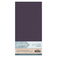 LKK-4k35 #35 Card Deco Linnenkarton - 10 vel - Vierkant - Donker paars / dark purple