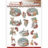 SB10689 3D Push Out - Yvonne Creations - The Wonder of Christmas - Wonderful Village