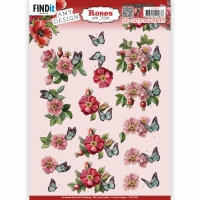 CD11925 3D Cutting Sheets - Amy Design - Roses Are Red - Roses