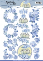 CD11042 Jeanines Art -Jeanine's Art - Just beautiful - Blue Roses