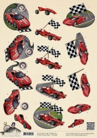 CD10596 Amy Design - It's A Mans World - Racecars