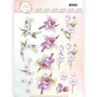 CD11140 Precious Marieke - Flowers In Pastels - Lilac Mist