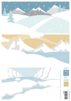 AK0087 Marianne Design -  Eline's Snow & Ice Backgrounds