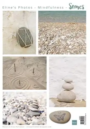 AK0062 Marianne Design -  Eline's Photos - Mindfulness stones