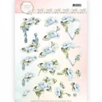 CD11141 Precious Marieke - Flowers In Pastels - Blue Dreams Flowers