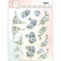 CD11139 Precious Marieke - Flowers In Pastels - True Blue Flowers