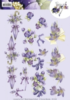CD11243 Precious Marieke - Flowers in Purple