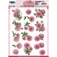 CD12105 Amy Design - Pink Florals - Dahlia